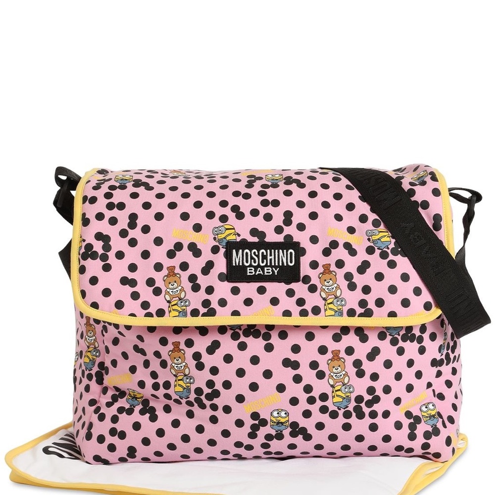 Moschino baby minions diaper changing bag